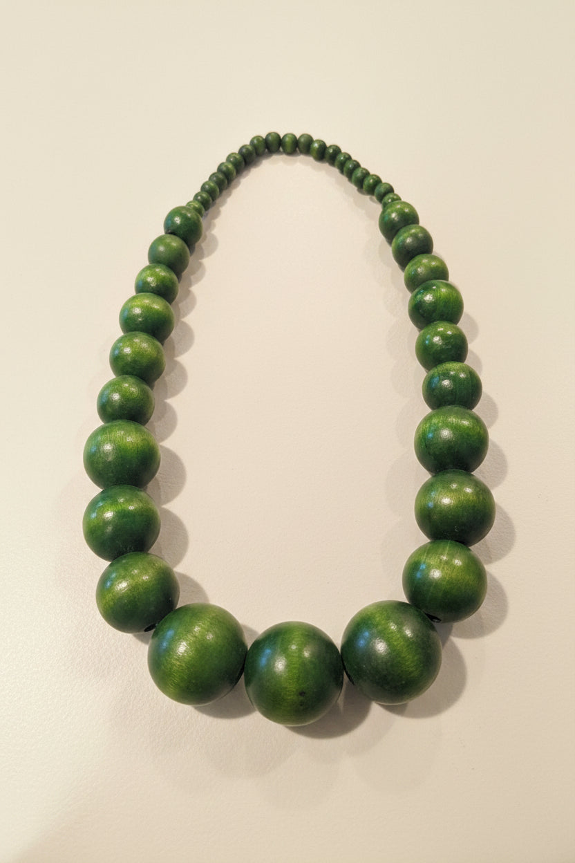 Wooden Beaded African Necklace