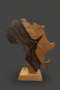 Africa Statue Pen Holder